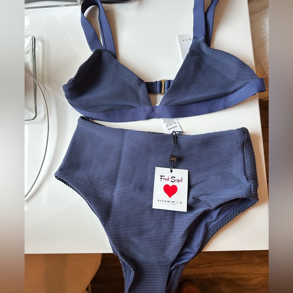 Vitamin A High Waist Bikini NWT